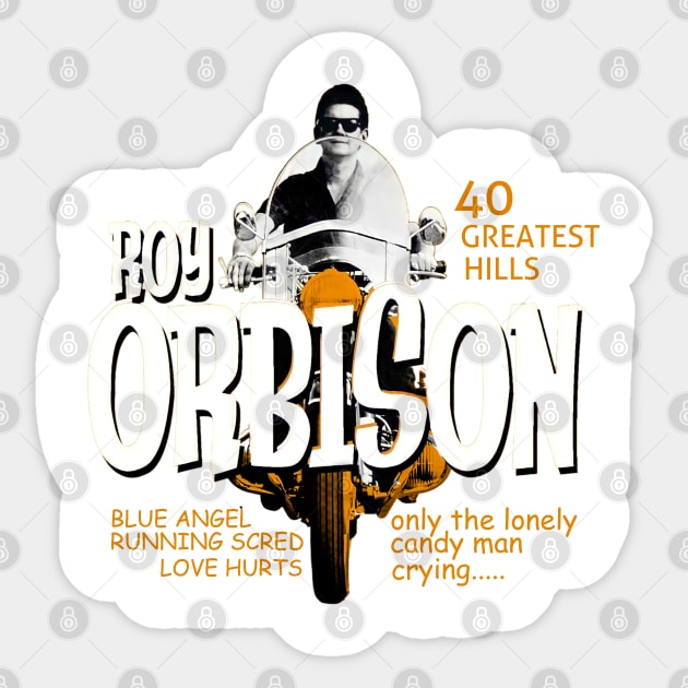 Roy orbison Sticker by unnatural podcast